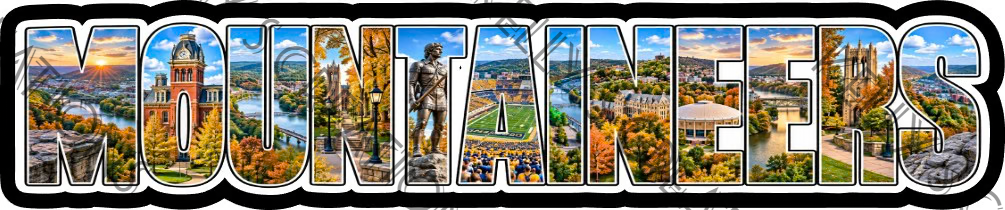 Watermarked - WVU Scrapbook Paper