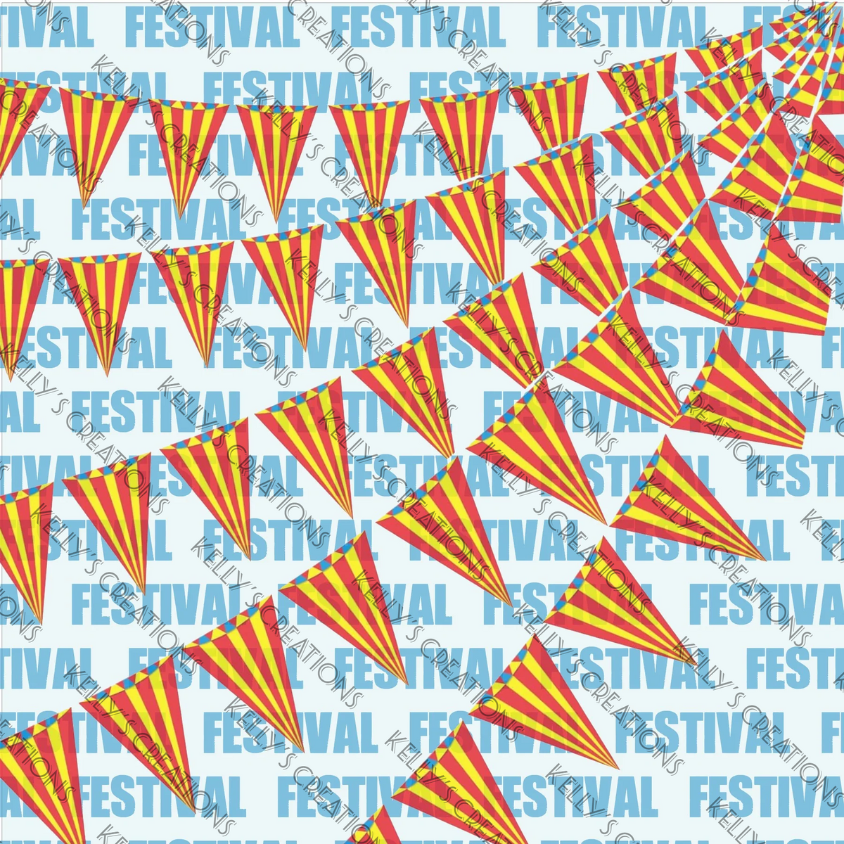 Watermarked - Carnival and Circus Scrapbook Paper