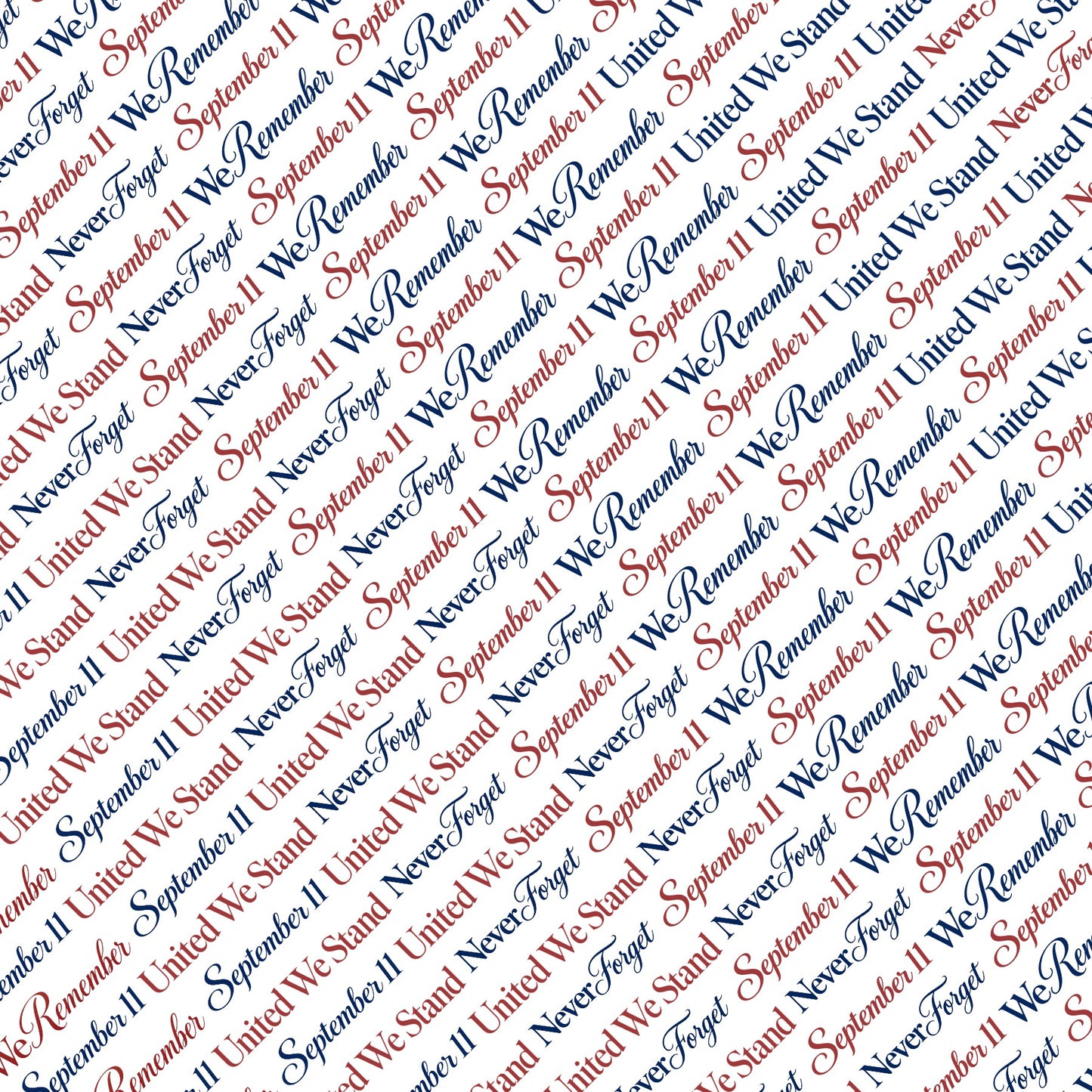Patriot Day Scrapbook Paper