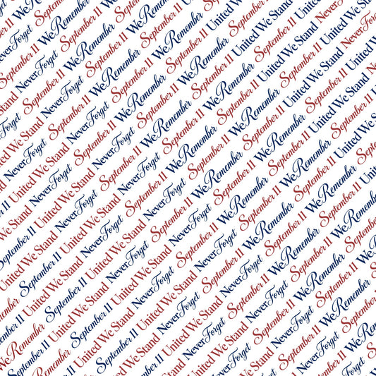 Patriot Day Scrapbook Paper