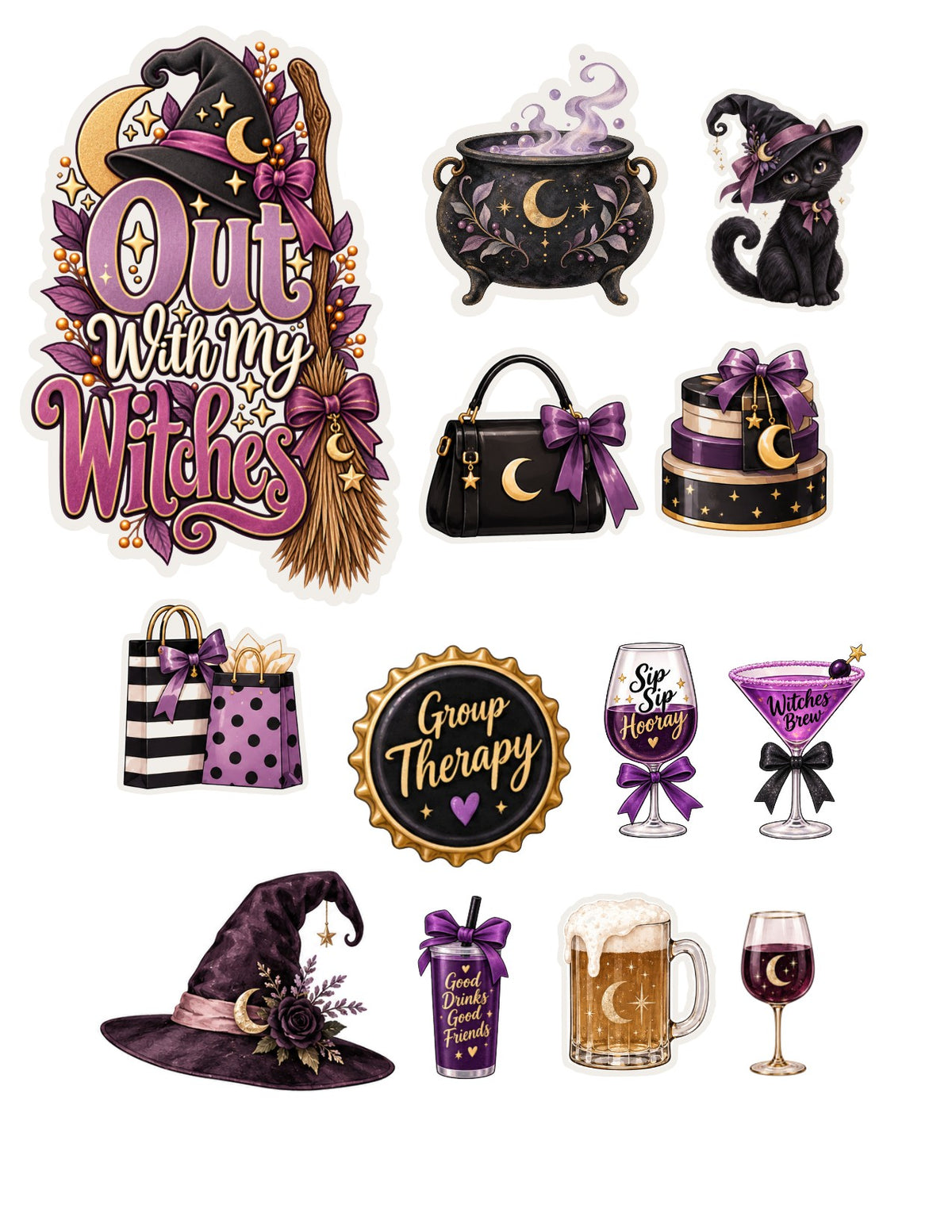Witchy Fun Scrapbook Paper