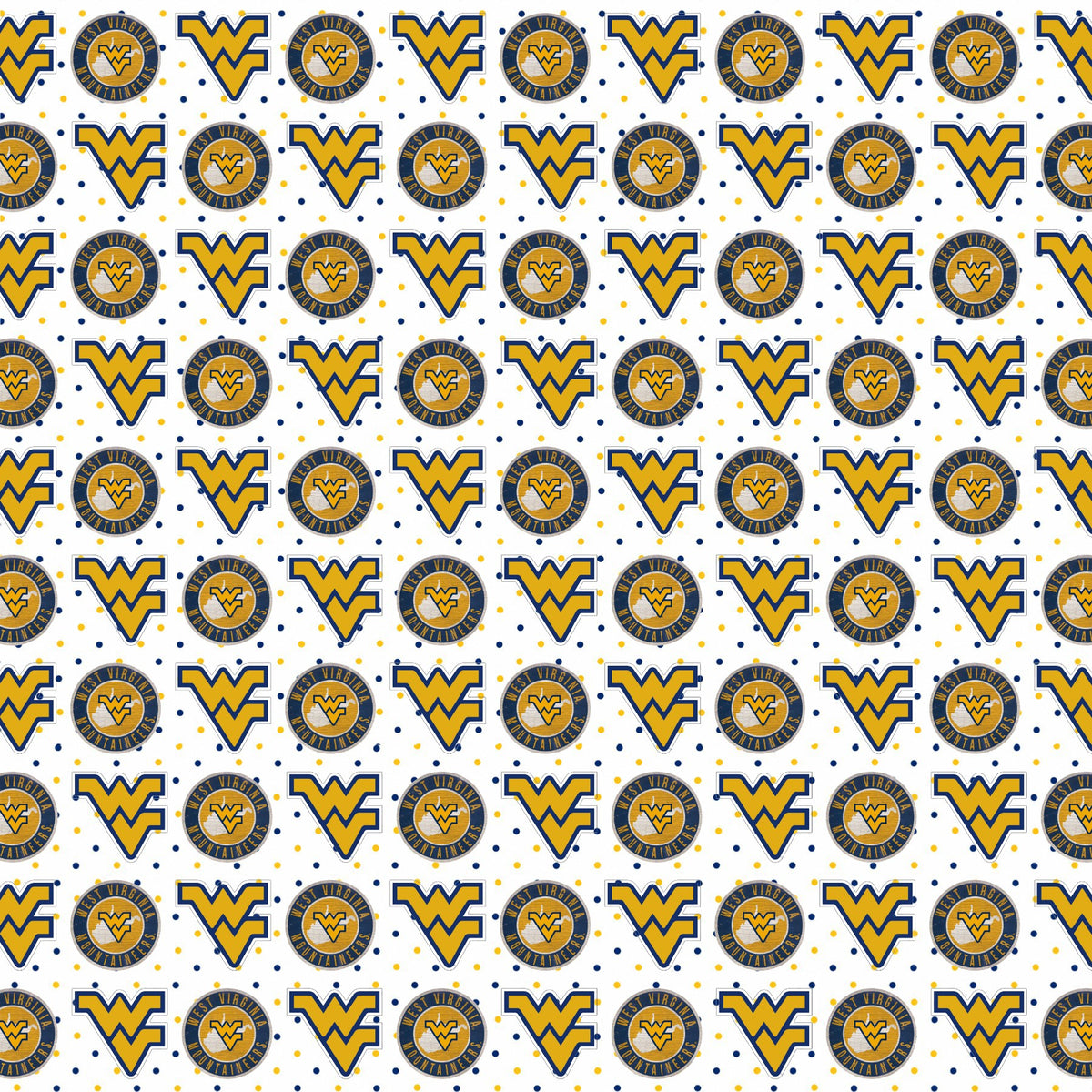 WVU Scrapbook Paper