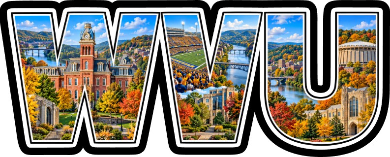 WVU Scrapbook Paper